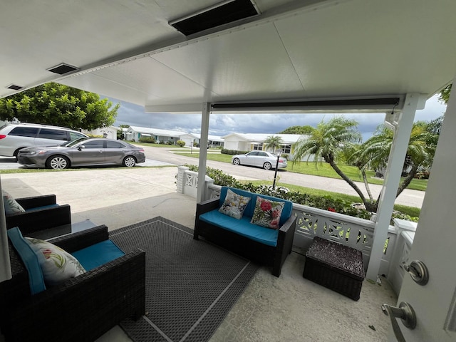 view of patio / terrace featuring a porch