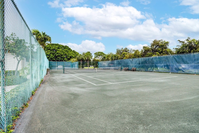 view of sport court