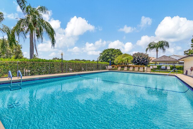 view of pool