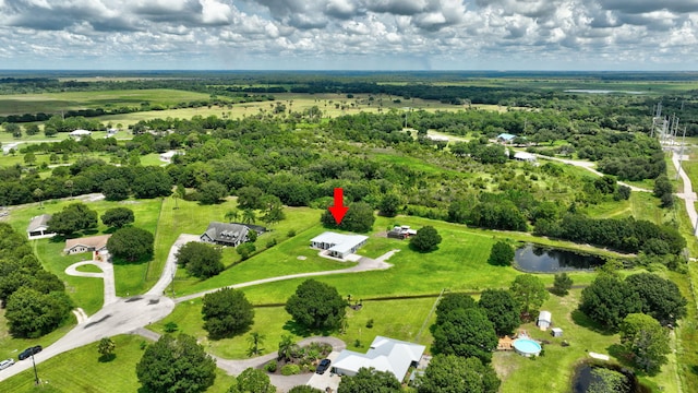 5890 NE 56th Pkwy, Okeechobee, FL 34972 - aerial view featuring a water view