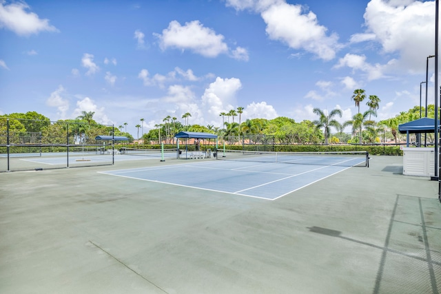 view of tennis court