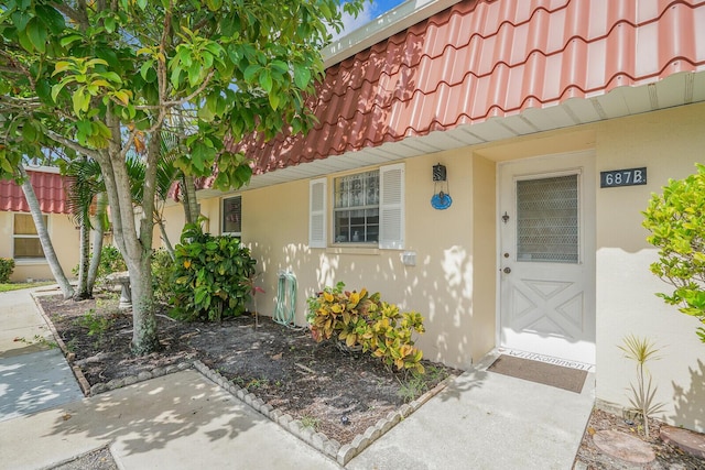 view of entrance to property