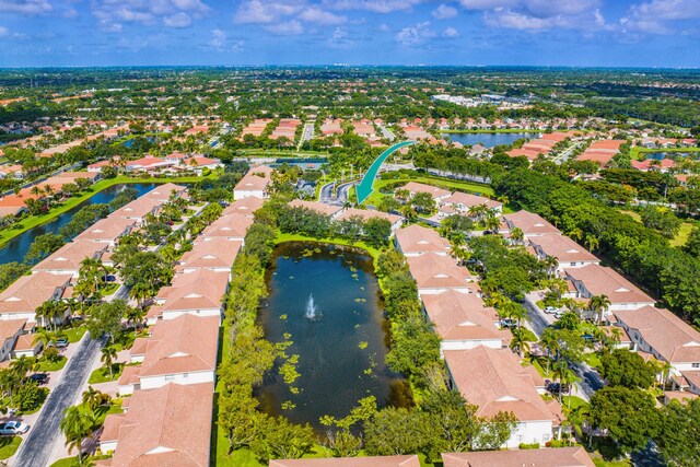 7869 Laina Ln Unit 2, Boynton Beach, FL 33437 - aerial view of residential area with a nearby body of water