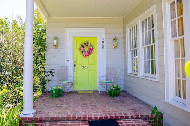 view of entrance to property