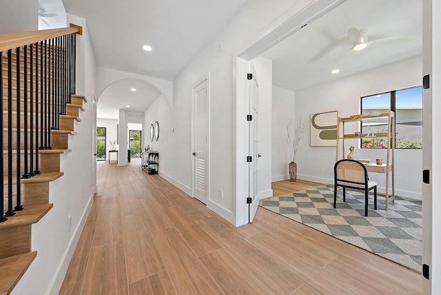 226 NE 11th St, Delray Beach, FL 33444 - kitchen with recessed lighting, a kitchen breakfast bar, stainless steel oven, white cabinets, and backsplash