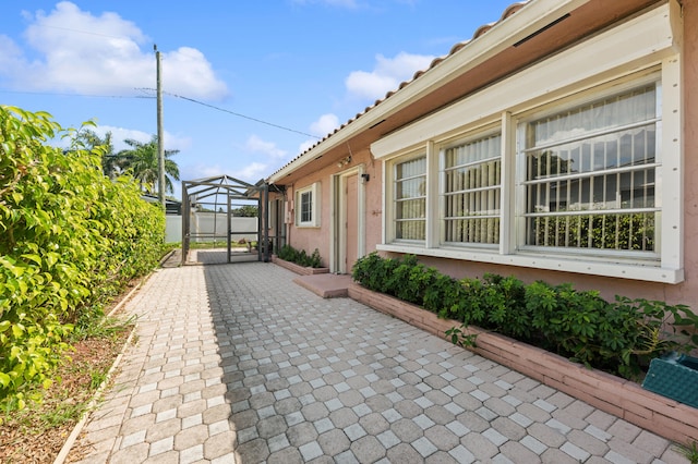 view of patio