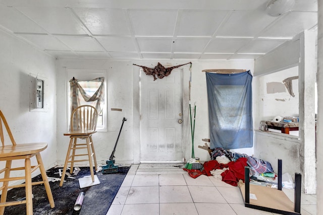 miscellaneous room with tile patterned flooring