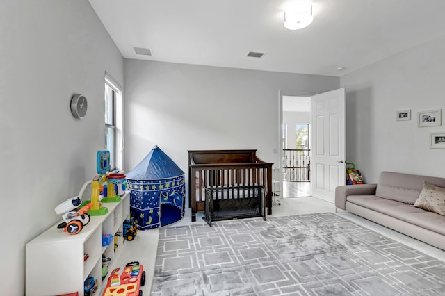 bedroom with carpet floors