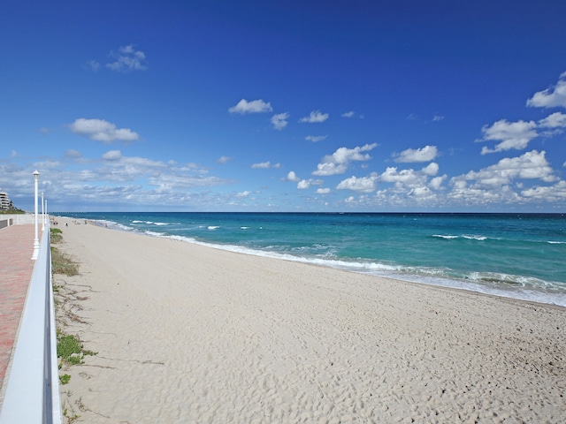 water view with a beach view