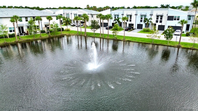 view of water feature