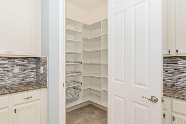 view of pantry