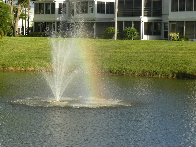 view of water feature