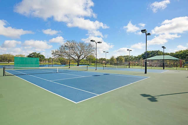 view of sport court