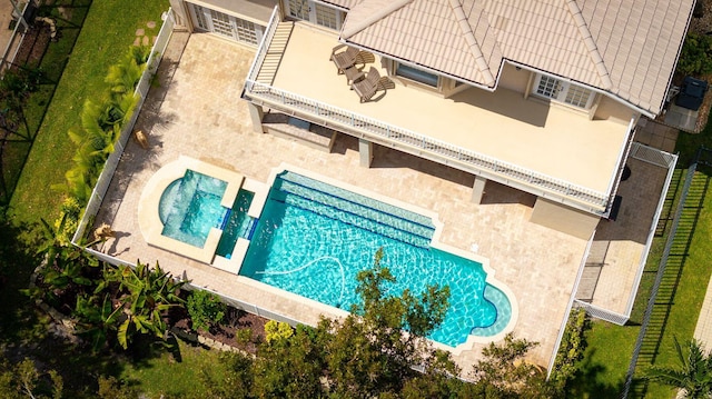 drone / aerial view
