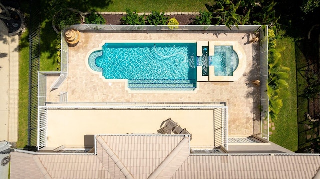 drone / aerial view