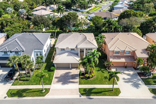 birds eye view of property featuring a residential view