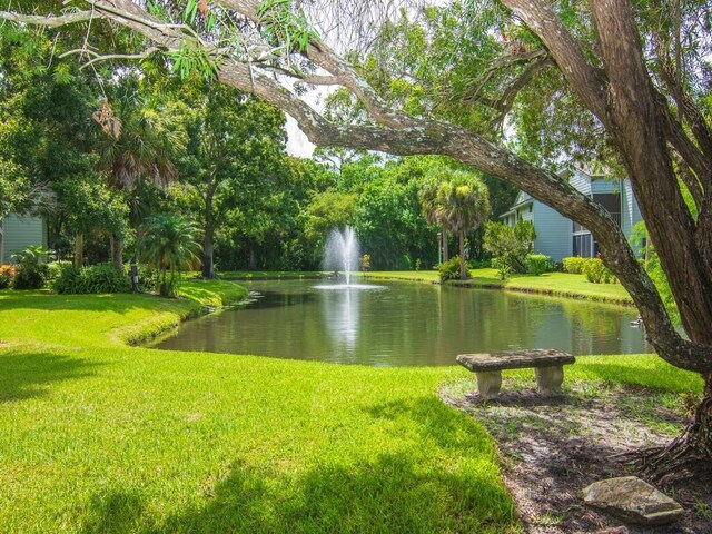 view of water feature