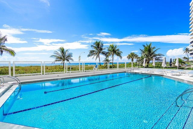 view of swimming pool