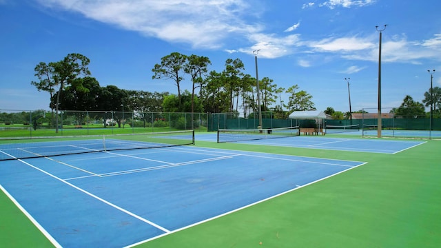 view of sport court featuring basketball court