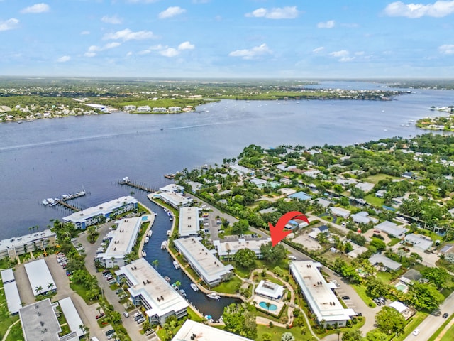 1854 SW Palm City Rd Unit 101, Stuart, FL 34994 - aerial view of property's location with a large body of water