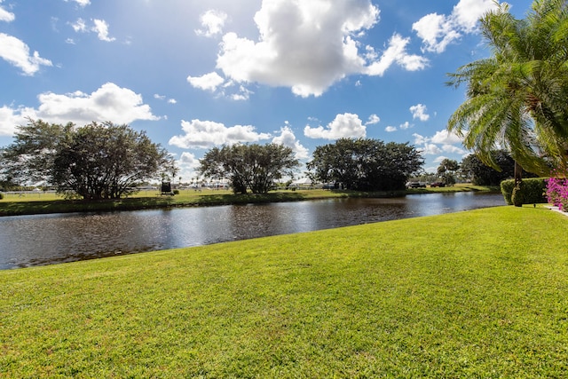 view of water feature