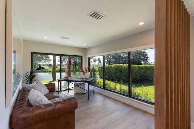 sunroom / solarium with a wealth of natural light