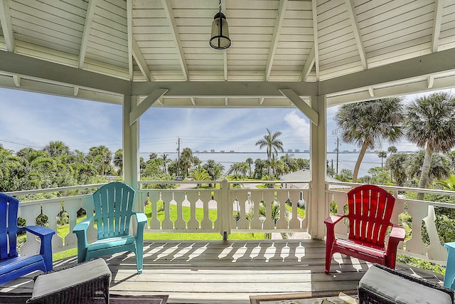 view of deck