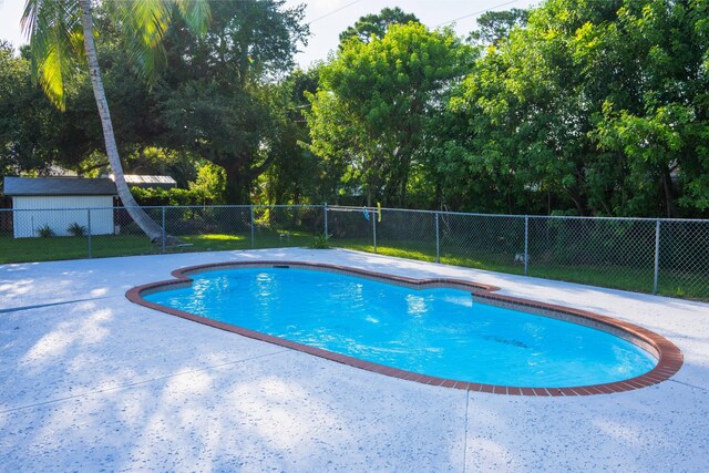 view of pool