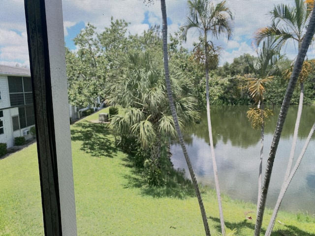 view of water feature