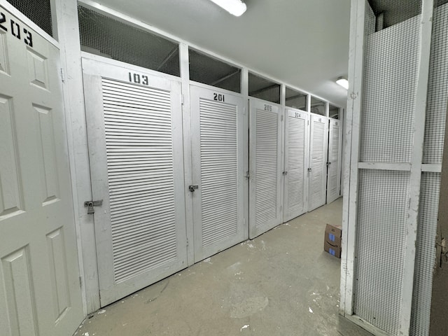 view of storage