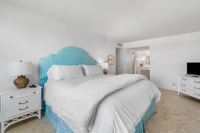 bedroom with ensuite bathroom