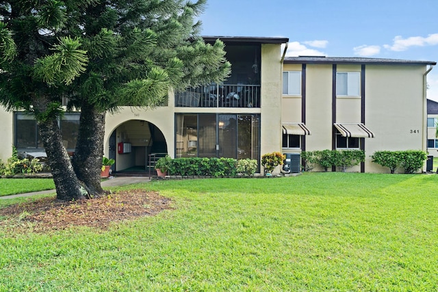 exterior space with central AC unit