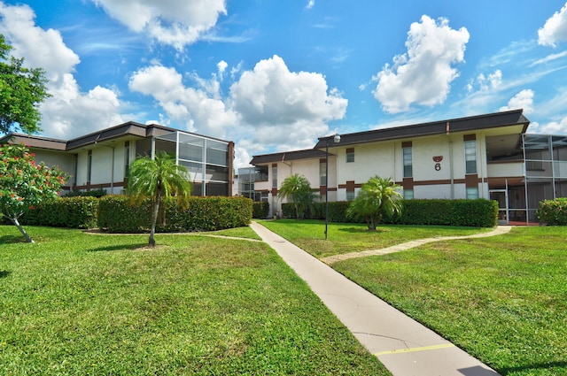 surrounding community featuring a lawn