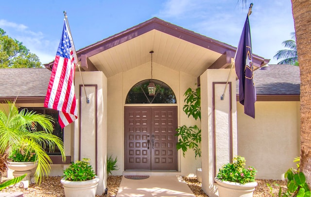 view of entrance to property