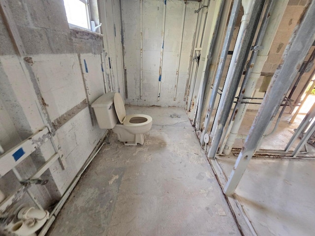 bathroom featuring toilet