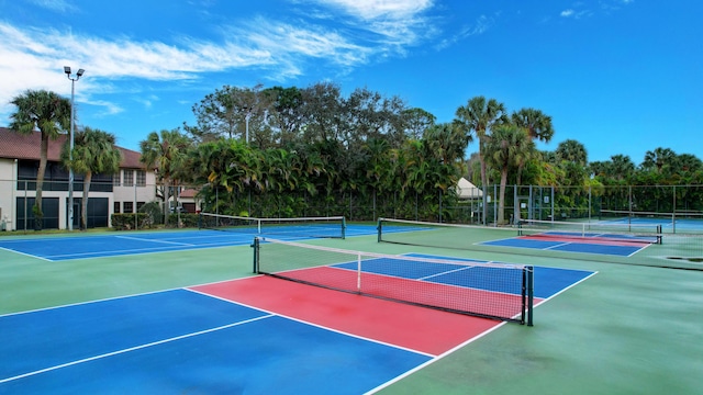 view of sport court with basketball court