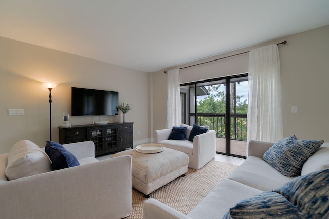 view of living room