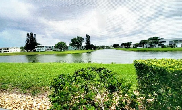 view of water feature