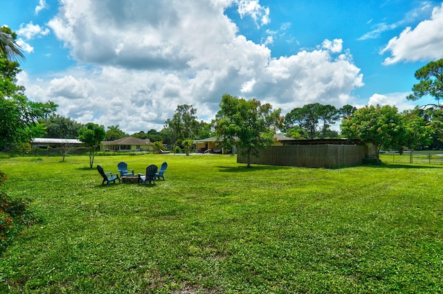 view of yard