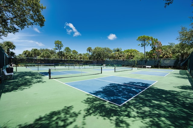 view of sport court