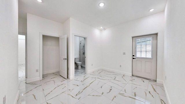 view of tiled foyer