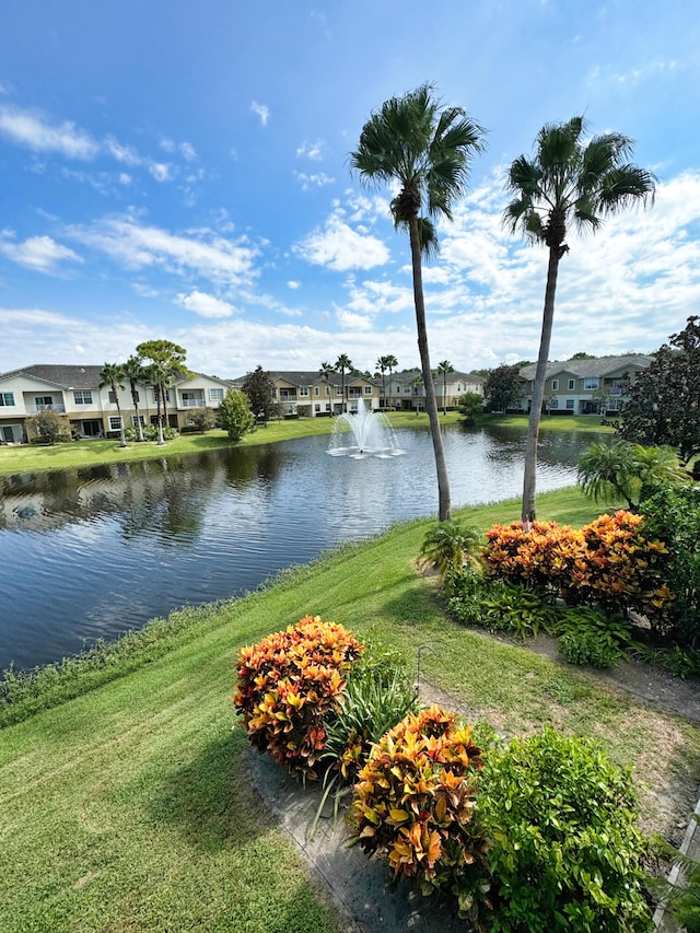 property view of water