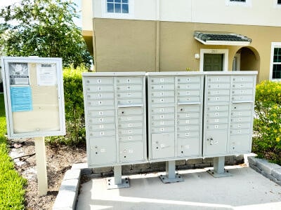 view of community with a mail area