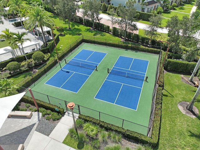 view of tennis court