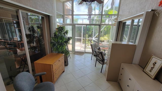 sunroom featuring plenty of natural light