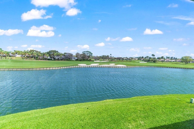 view of water feature