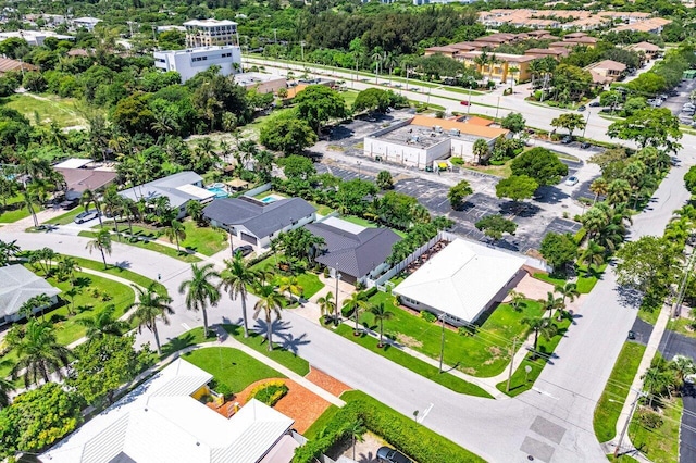 bird's eye view featuring a residential view