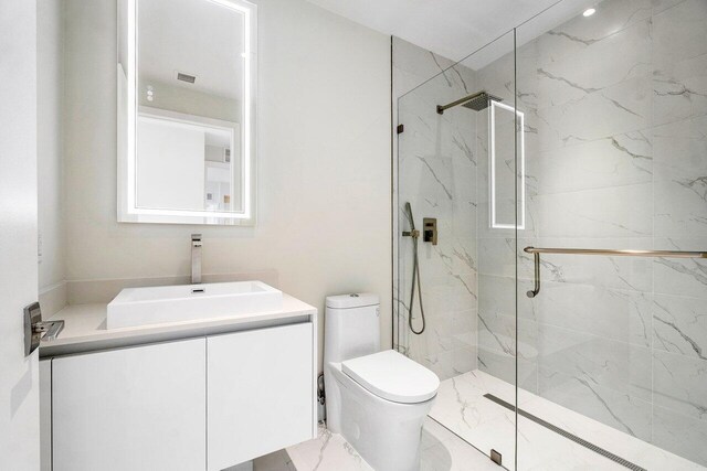 tiled spare room featuring expansive windows