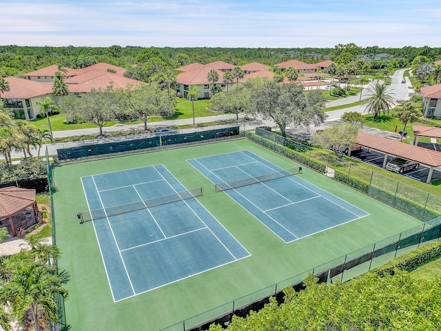 view of sport court