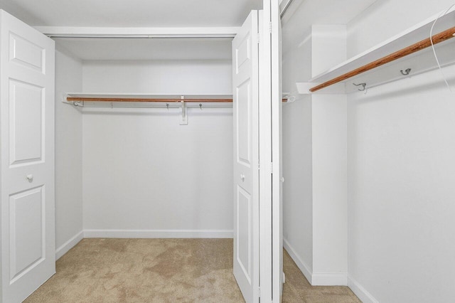 view of closet